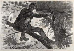 The Army of the Potomac - A Sharpshooter on Picket Duty by Winslow Homer