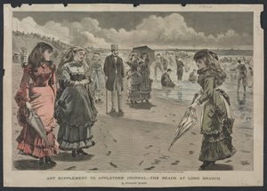 The Beach at Long Branch, 1869 by Winslow Homer