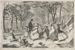 The Boston Common, 1858 by Winslow Homer