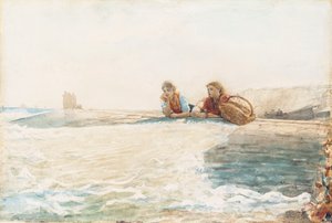 The Breakwater by Winslow Homer