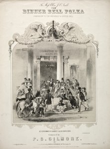 The Dinner Bell Polka - Sheet Music Cover by Winslow Homer