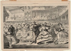 The Great Russian Ball at the Academy of Music, November 5, 1863, from Harper