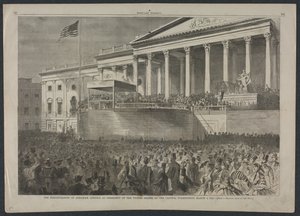 The Inauguration of Abraham Lincoln as President of the United States, March 4, 1861 by Winslow Homer