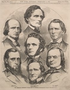 The Seceding Mississippi Delegation in Congress, 1861 by Winslow Homer