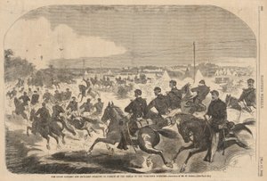 The Union Cavalry and Artillery Starting in Pursuit of the Rebels up the Yorktown Turnpike, from Harper