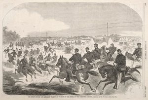 The Union Cavalry and Artillery Starting in Pursuit of the Rebels up the Yorktown Turnpike by Winslow Homer