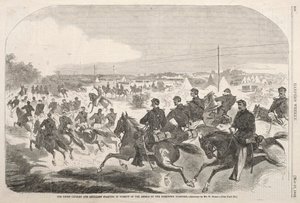 The Union Cavalry and Artillery Starting in Pursuit of the Rebels up the Yorktown Turnpike by Winslow Homer