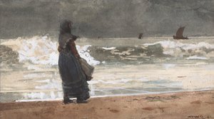 The Watcher, Tynemouth by Winslow Homer