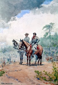 Two Federal Scouts, 1887 by Winslow Homer