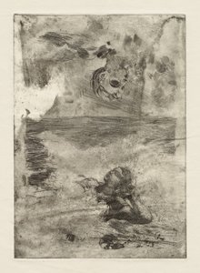 Two Heads (Study after "Undertow") by Winslow Homer