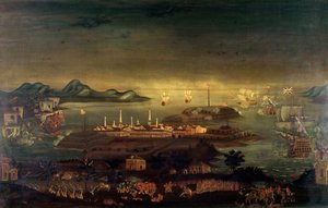 Battle of Bunker Hill, 17th June 1775 by Winthrop Chandler