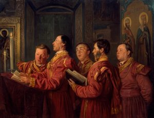 Choir Singers in the Church