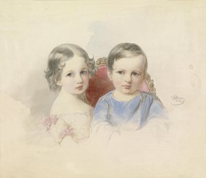Sibling Pair by Woldemar Hau