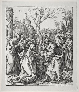 Christ Taking Leave of His Mother by Wolf Traut