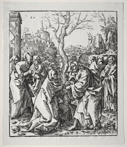 Christ Taking Leave of His Mother by Wolf Traut