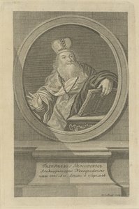 Portrait of the Poet Theofan Prokopovich 1681-1736 (ca 1760) by Wolfgang Christoph Mayr