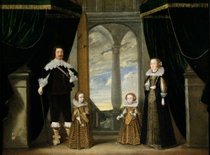 Portrait of a Nobleman, his Wife and their Two Daughters