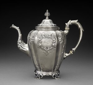 Coffeepot by Wood and Hughes