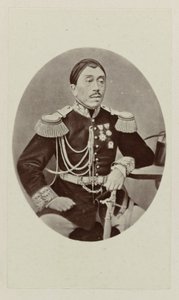 Portrait of Mangkoe Negoro IV by Woodbury and Page
