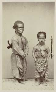 Portrait of Two Little People by Woodbury and Page