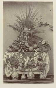 Still Life of Tropical Fruits by Woodbury and Page