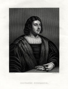 Giovanni Boccaccio, Italian author and poet by Woodman