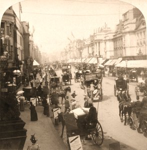 Regent Street, London, 1896 by Works and Sun Sculpture Studios