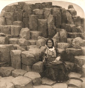 The Wishing Chair, Giants Causeway, Ireland, 1897
