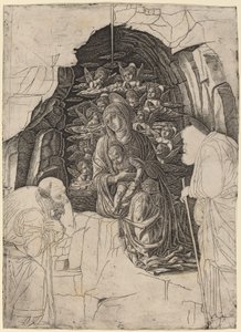 The Adoration of the Magi (Virgin in the Grotto) by Workshop of Andrea Mantegna