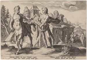 Apollo Entrusting Chiron with the Education of Asclepius