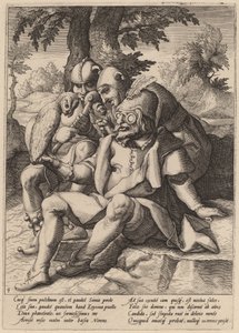 The Wisdom of Fools by Workshop of Hendrick Goltzius, after Karel van Mander I
