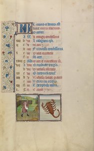 A Man Sowing; Zodiacal Sign of Scorpio