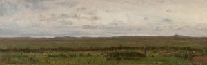 Graves of Travelers, Fort Kearny, Nebraska by Worthington Whittredge