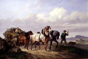 A Team of Draught Horses
