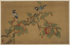 Birds and Fruit by Wu Zhang