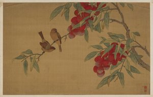 Birds and Fruit by Wu Zhang