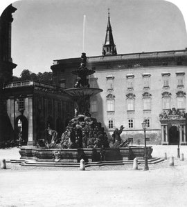 Court Fountain and Residence, Salzburg, Austria by Wurthle and Sons