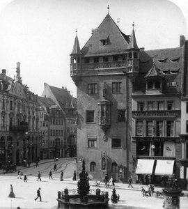Nassauer Haus, Nuremberg, Bavaria, Germany by Wurthle and Sons