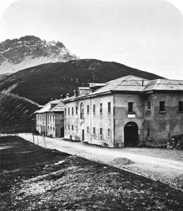 Santa Maria, on the Umbrail Mountain Pass, Tyrol by Wurthle and Sons