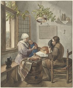 The Prayer before the Meal by Wybrand Hendriks