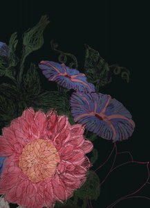 Night Garden Flowers by XHOZUCAN