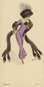 Winter 1910-1911 fashions by Xavier Sager