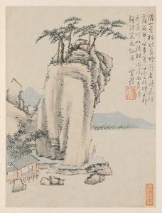 Album of Seasonal Landscapes, Leaf G by Xiao Yuncong