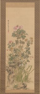 Autumn Flowers by Yamamoto Baiitsu