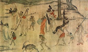 Vassal Bringing Their Tributes to the Tang Court, c.600-673 by Yan Liben (attr. to)