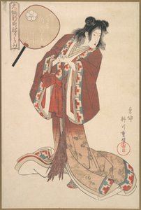 Hinazuru of Naka Ogi-ya as an Onna Jittoku by Yanagawa Shigenobu