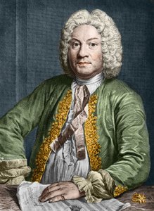 Portrait of François Couperin (1668-1733) by Yannick Coupannec