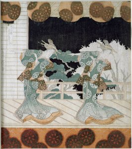 Dancers in Traditional Costume on a Scene