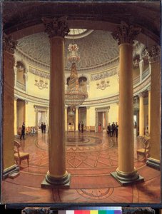 The Rotunda of the Winter Palace in Saint Petersburg by Yefim Tukharinov