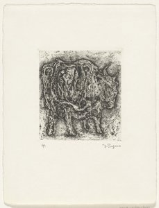 Bull by Yo Sugano (signed by artist)